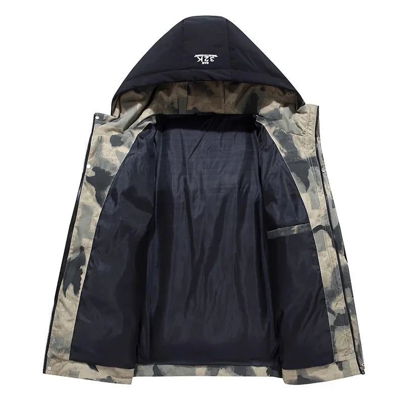 Wattierte Winterjacke mit Kapuze Damen - IdealeKleiden