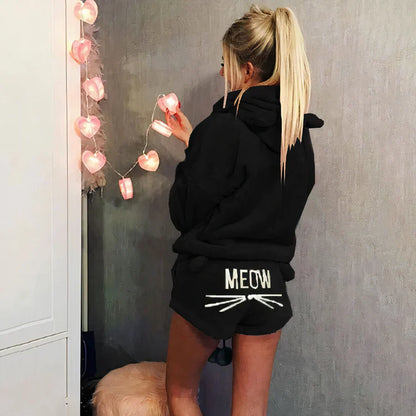 Ensemble pyjama femme : Haut et short en coton