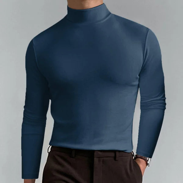 Pull pour homme coupe slim, manches longues