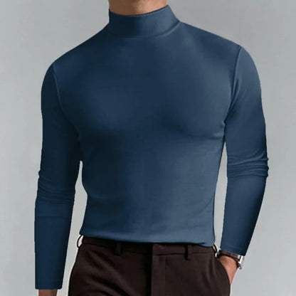 Pull pour homme coupe slim, manches longues
