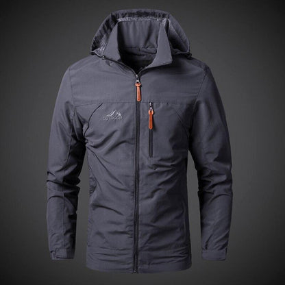 Veste outdoor imperméable et coupe-vent pour homme, veste de pluie