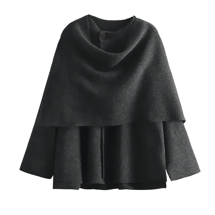 Manteau asymétrique stylé pour femme
