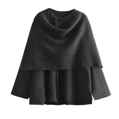 Manteau asymétrique stylé pour femme