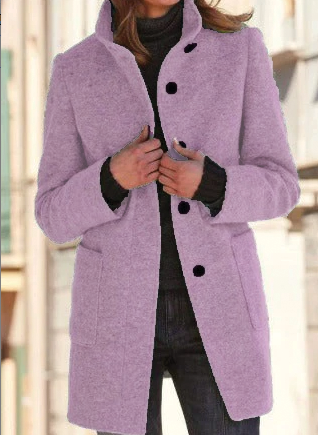 Manteau d'hiver femme en laine élégant