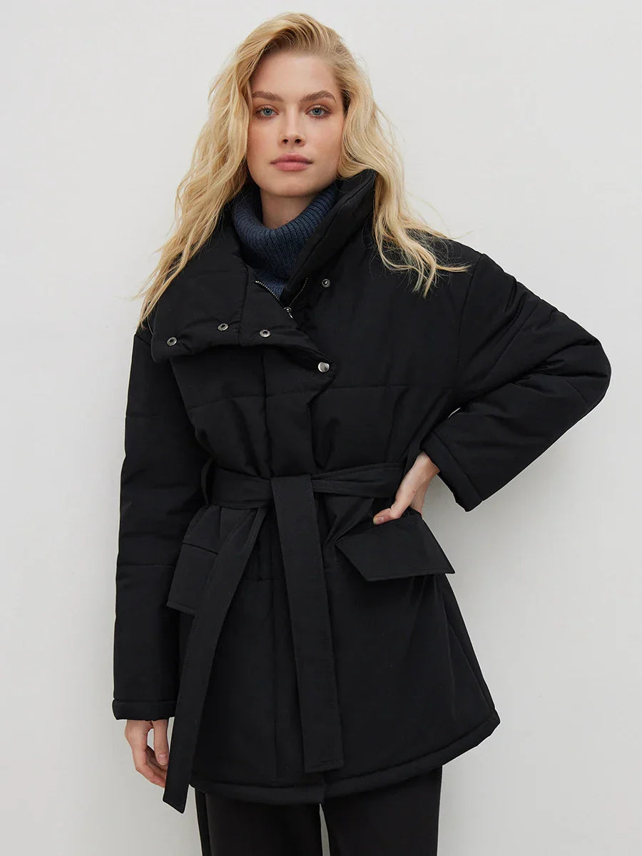Manteau d'hiver élégant Coupe féminine