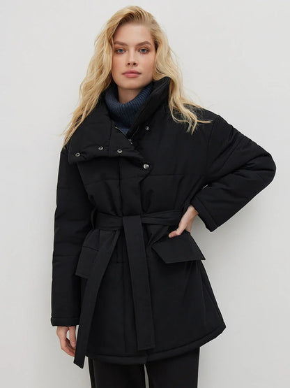 Manteau d'hiver élégant Coupe féminine