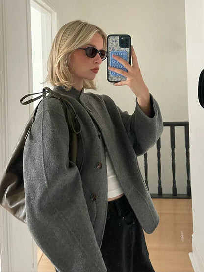 Élégant manteau femme Automne Grandes Tailles