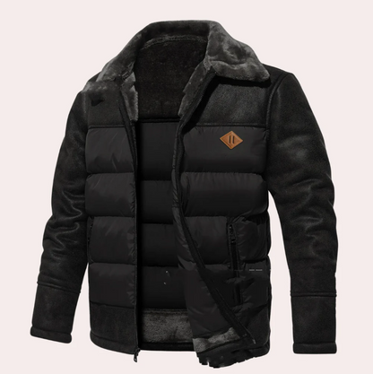 Manteau d'hiver chaud pour homme de qualité