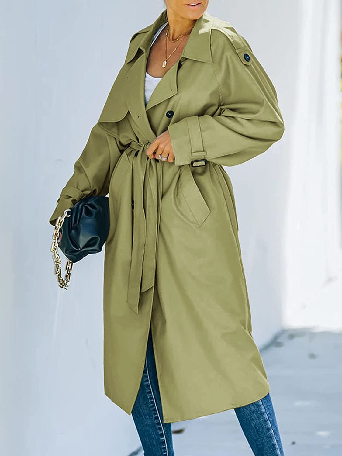 Élégant manteau d'hiver long pour femme