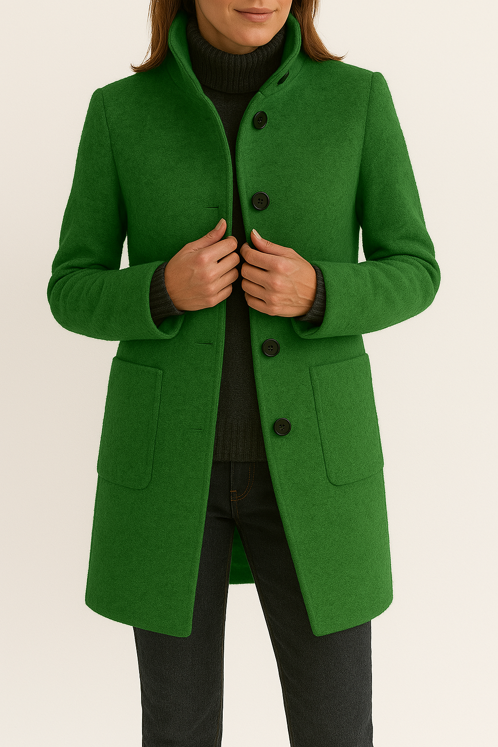 Manteau en laine stylé pour femme Isabella