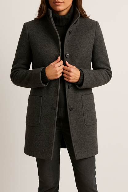 Manteau en laine stylé pour femme Isabella