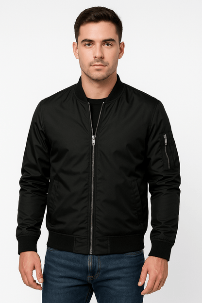 Stilvolle Bomberjacke Modern Urban Style - IdealeKleiden