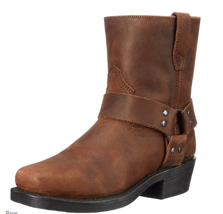 Bottes Western en cuir marron pour homme