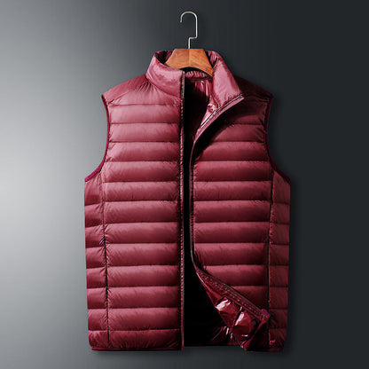Gilet léger pour femme garni de duvet