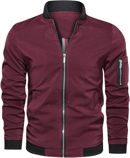 Blouson aviateur homme moderne coupe slim