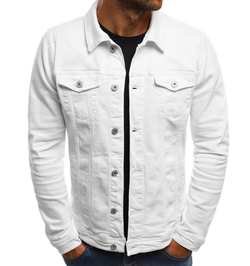Veste en jean homme coupe slim