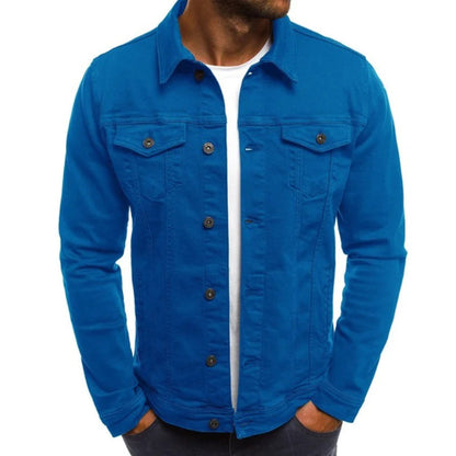 Veste en jean homme coupe slim été