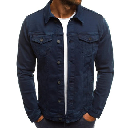 Veste en jean homme coupe slim été