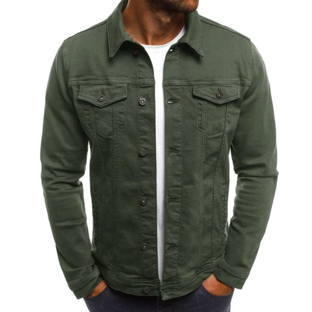 Veste en jean homme coupe slim été