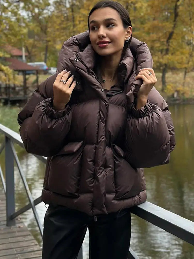 Doudoune matelassée oversize chaude pour femme