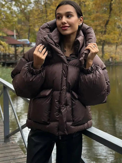 Doudoune matelassée oversize chaude pour femme