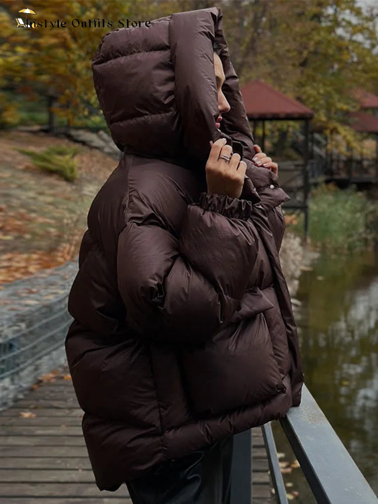 Doudoune matelassée oversize chaude pour femme