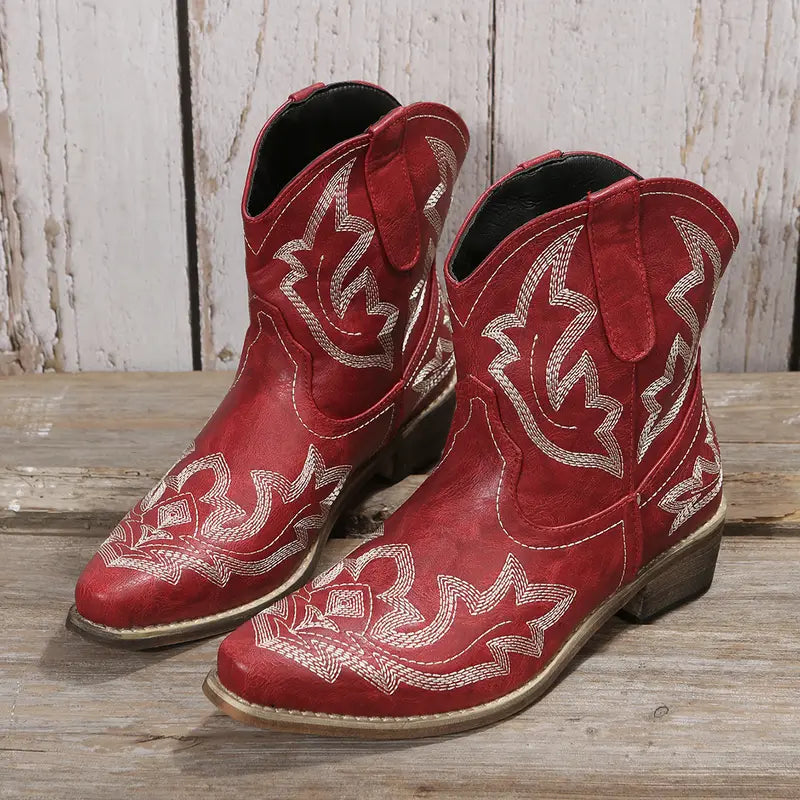Bottines élégantes pour femme style western
