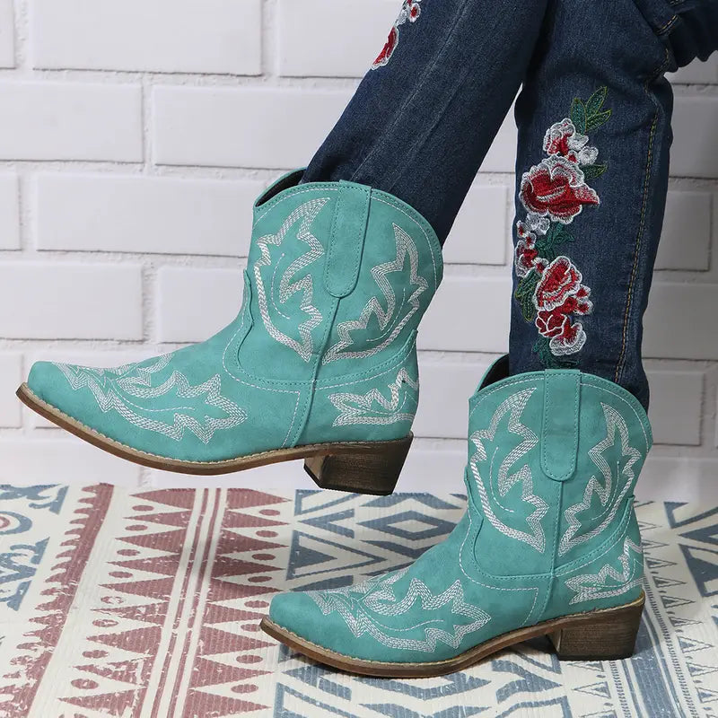 Bottines élégantes pour femme style western