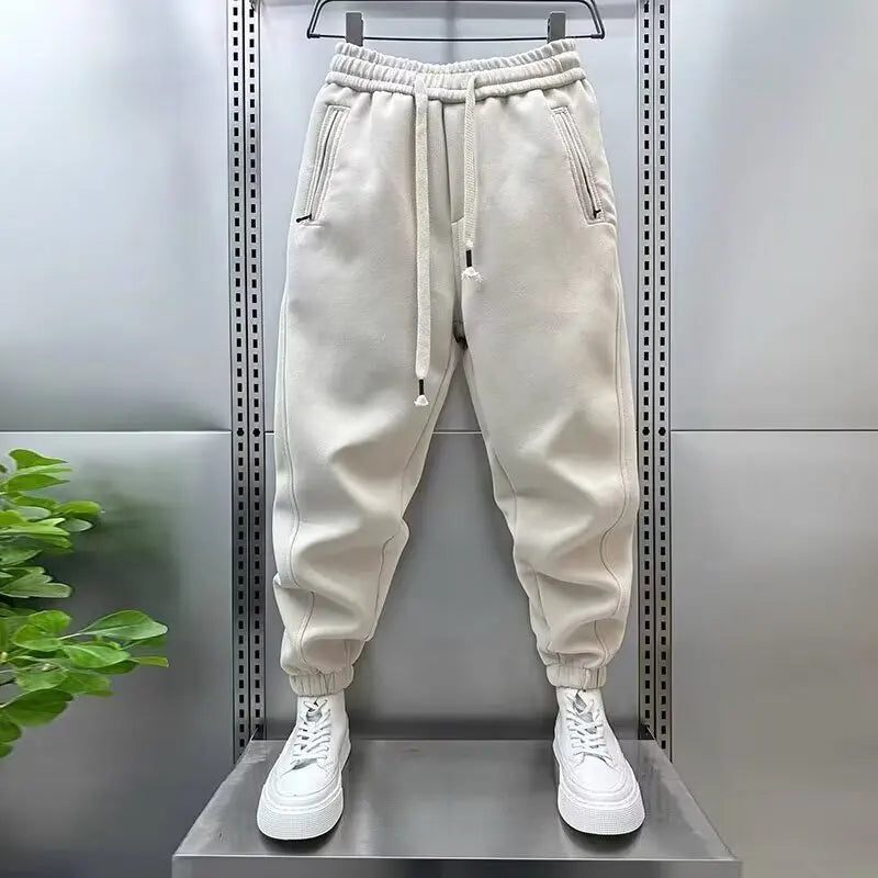 Pantalon de jogging élastique pour homme avec cordon de serrage