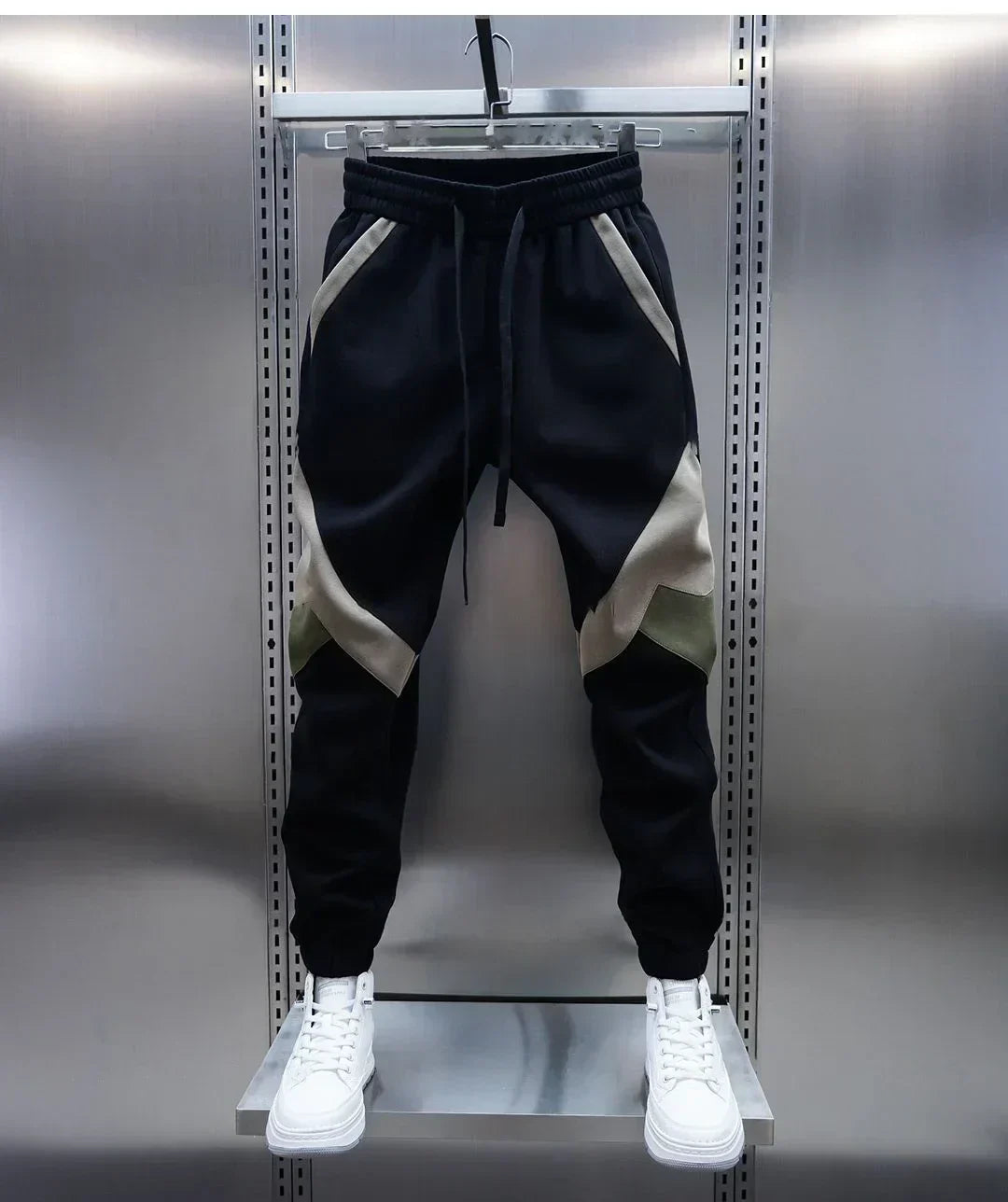 Pantalon de jogging élastique sportif pour hommes