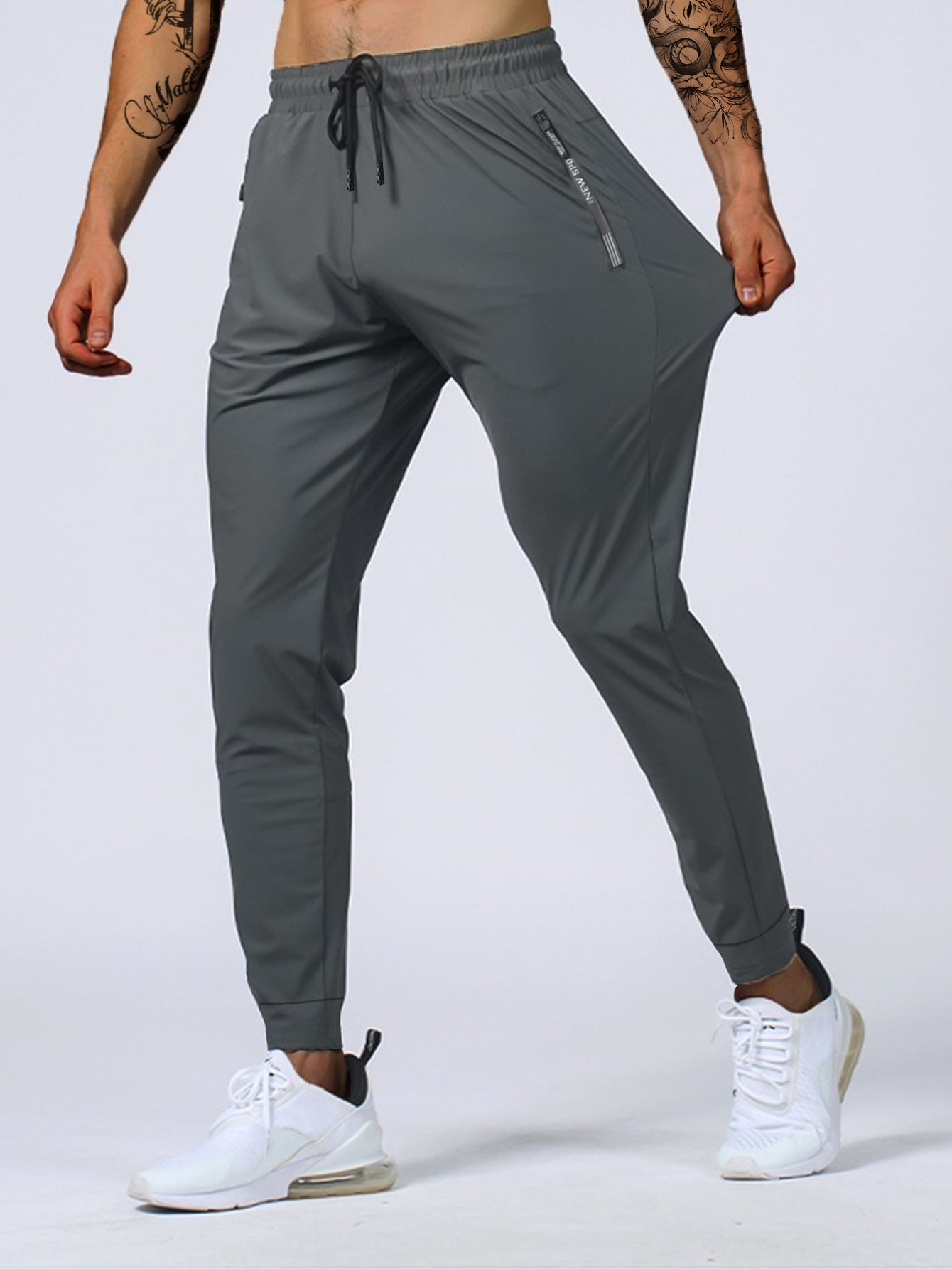 Slim Fit Jogginghose für Männer Sport - IdealeKleiden