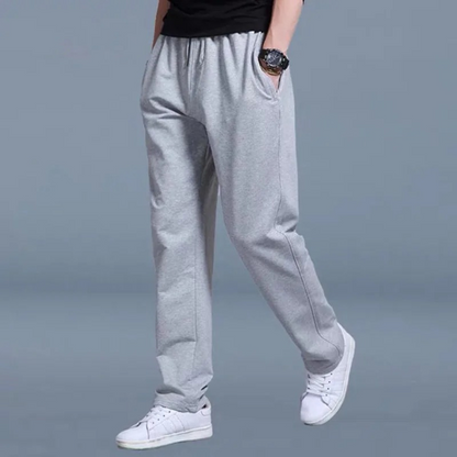 Pantalon de jogging homme avec cordon de serrage confortable jambe droite