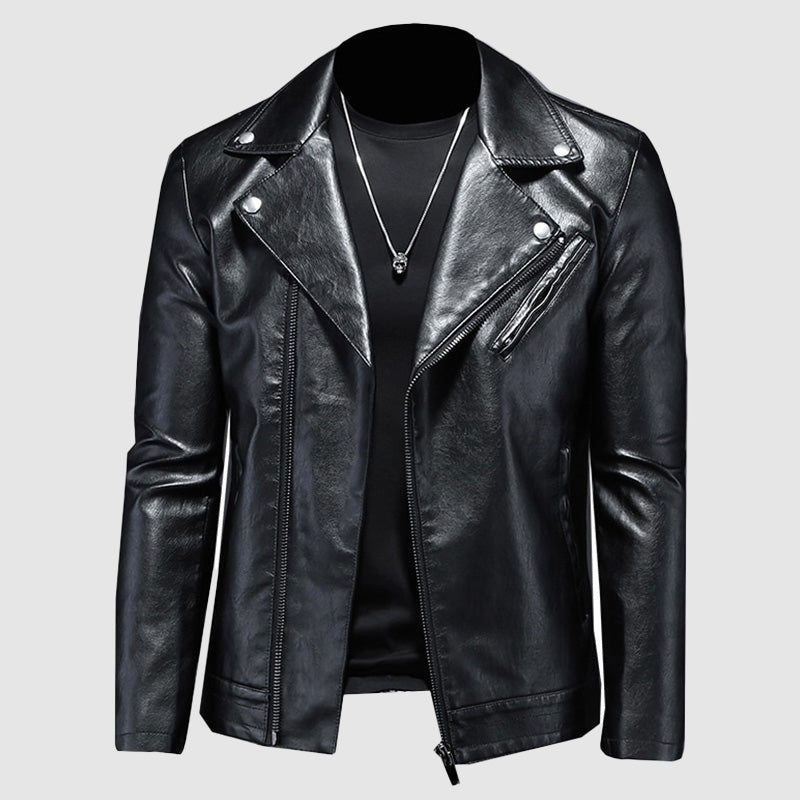 Veste en cuir tendance printemps
