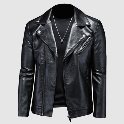 Veste en cuir tendance printemps
