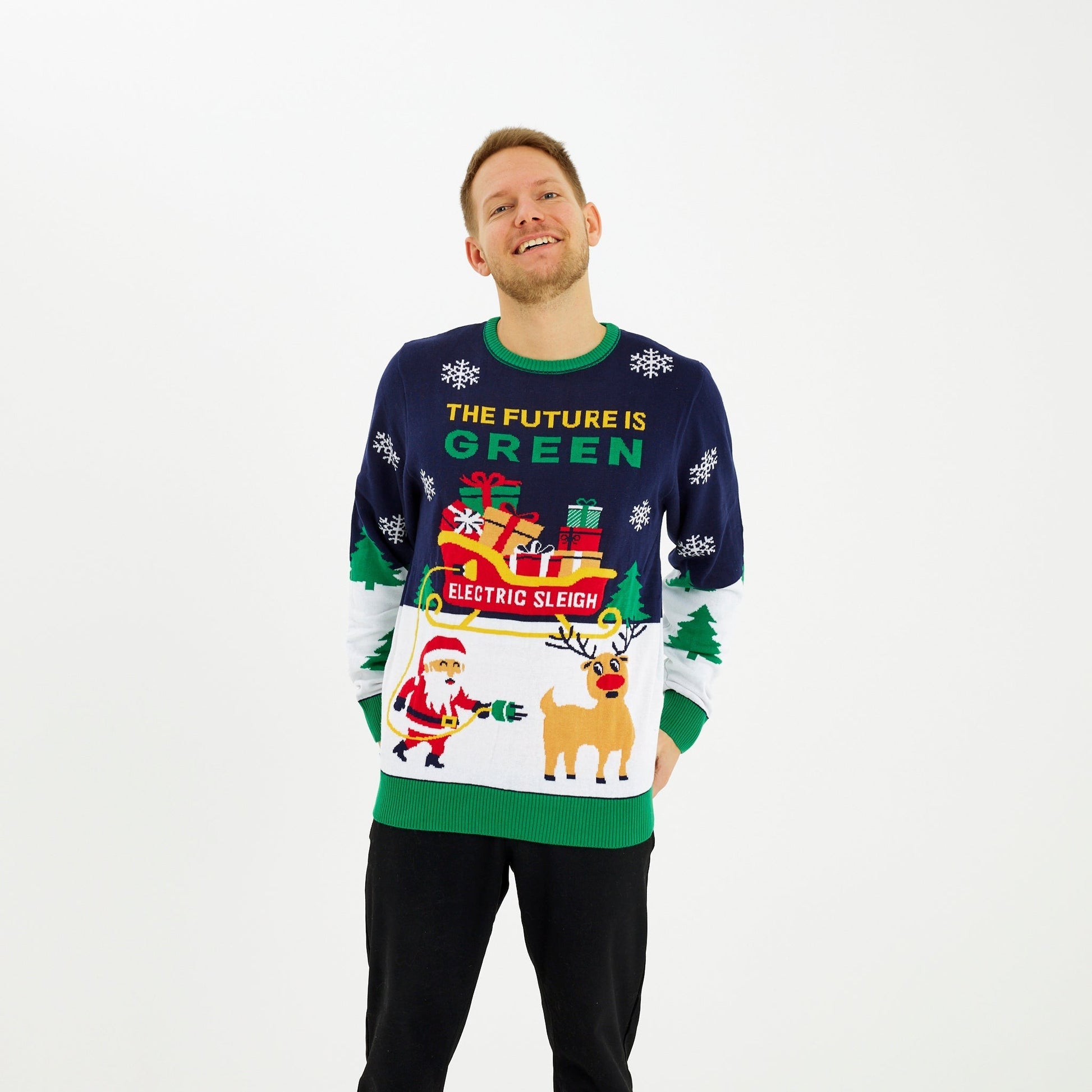 Elektrischer Weihnachtspullover für Herren - IdealeKleiden