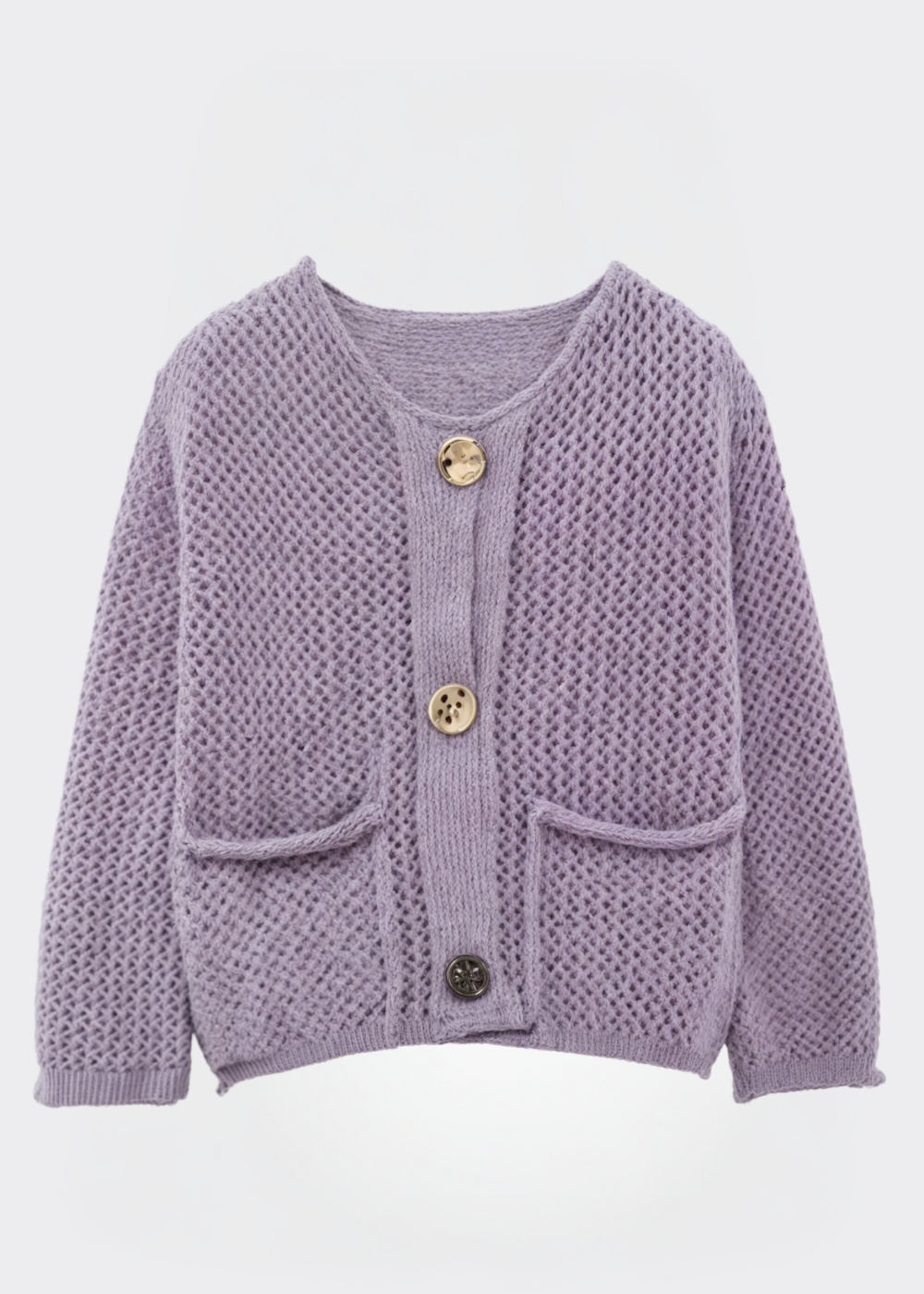 Cardigan doux à boutons pour femme