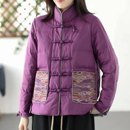 Élégante veste d'hiver pour femmes, design classique