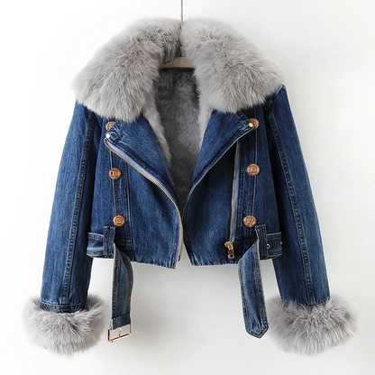 Veste en jean tendance pour femme