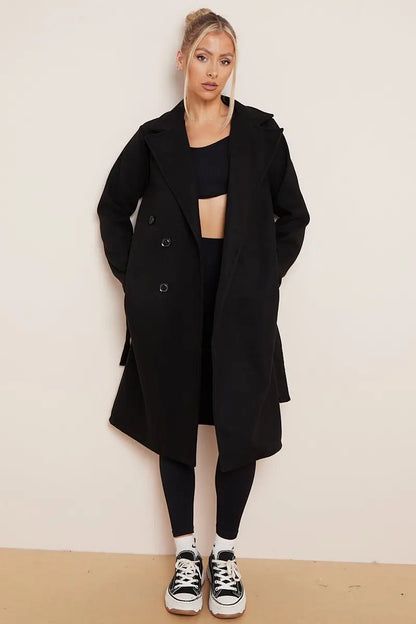 Manteau croisé femme Chic Élégant