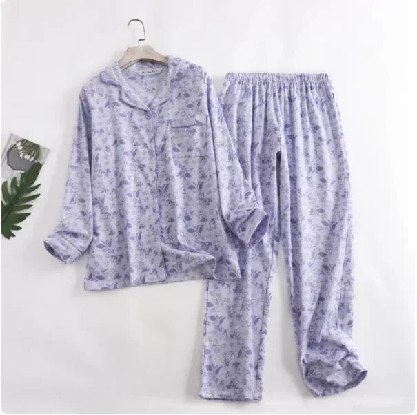 Ensemble de pyjama pour femme multicolore confortable