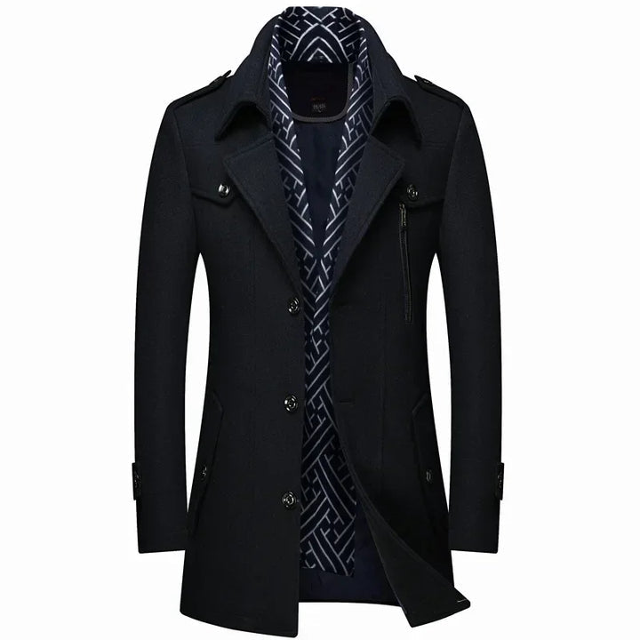 Veste d'hiver homme élégante isolée