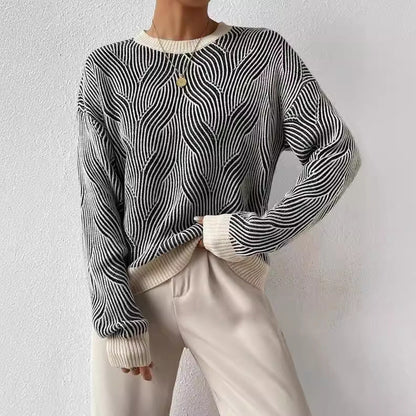 Pull épais col roulé chaud