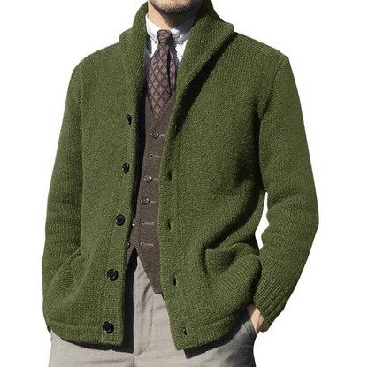 Veste élégante pour homme, tricotée classique