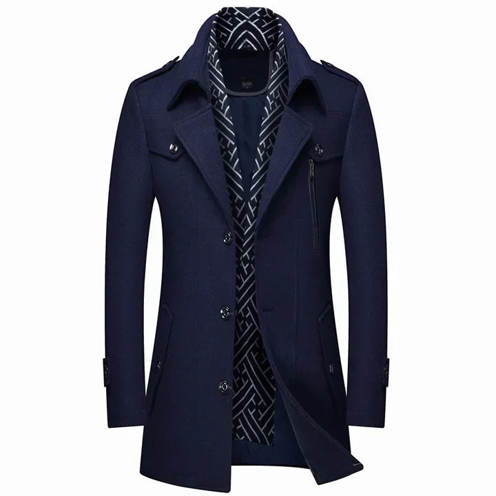 Veste d'hiver homme élégante isolée