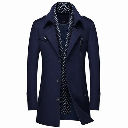 Veste d'hiver homme élégante isolée