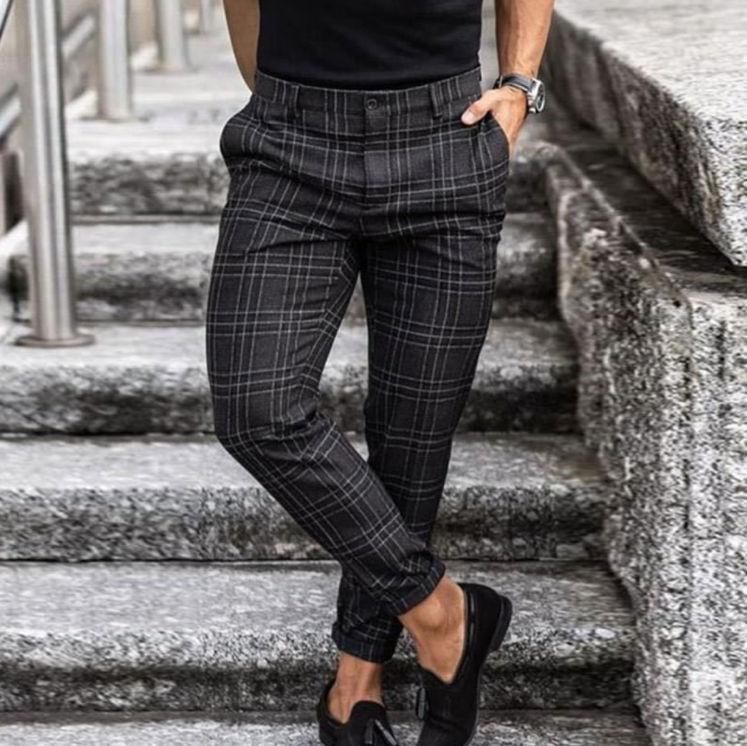 Moderne Chino Hosen Slim Fit für Männer - IdealeKleiden