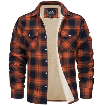 Surchemise Carreaux Chaude Polaire Hiver Homme