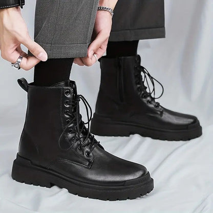 Herren Winterstiefel Robust Schnürsenkel - IdealeKleiden