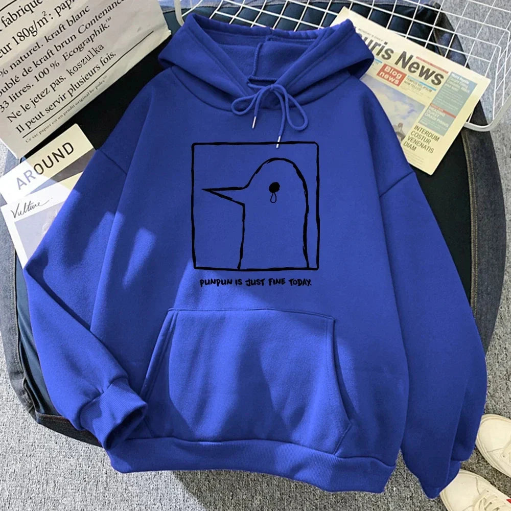 Hoodie élégant motif Punpun