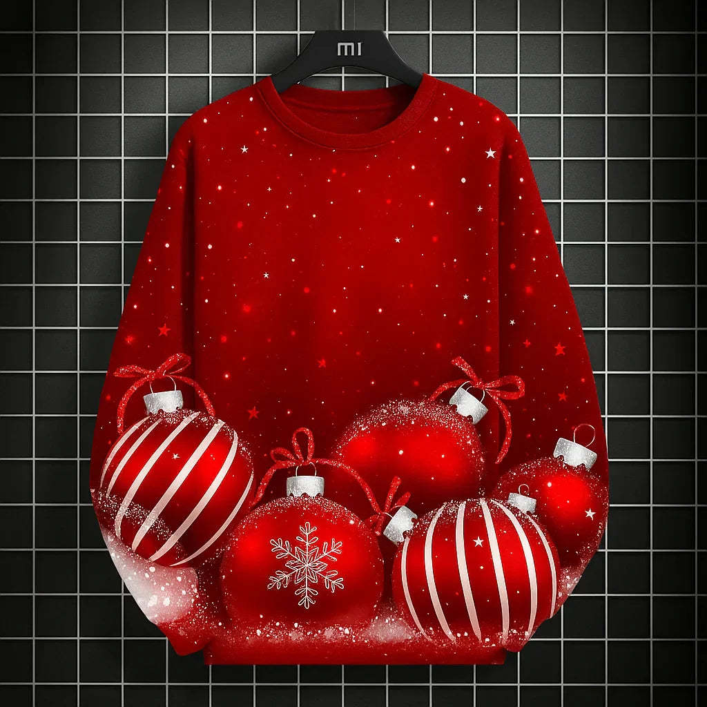 Sweat-shirt de Noël homme - Confortable & Imprimé 3D Unique